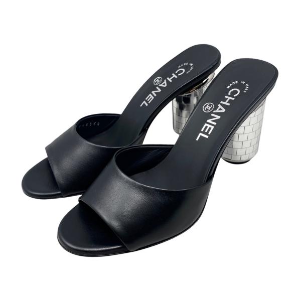 CHANEL（シャネル） ミュールサンダル ミラーヒール G45358 X01000