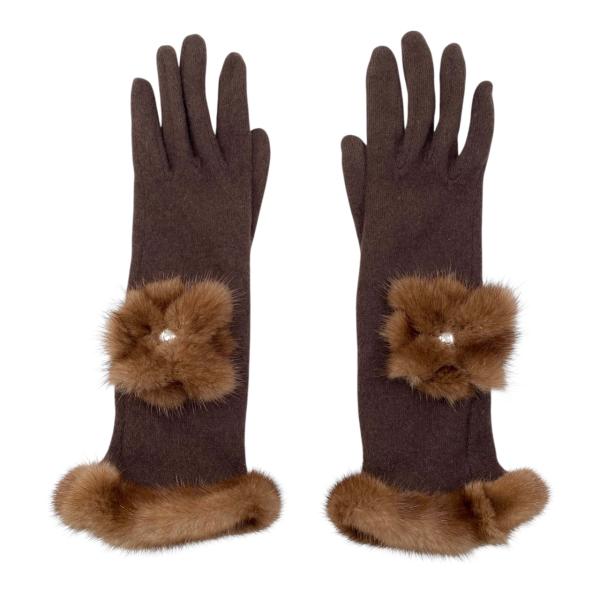 LOUIS VUITTON（ルイ・ヴィトン） 手袋 ミンク グローブ M74274