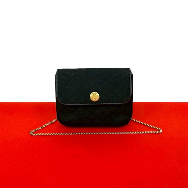 CELINE（セリーヌ） 極 美品 希少品 トリオンフ ロゴ 金具 キャンバス