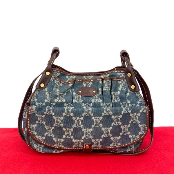 CELINE（セリーヌ） 極 美品 ヴィンテージ パリマカダム ロゴ 総柄