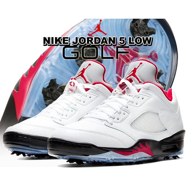 エア ジョーダン 5 ナイキ ロー ゴルフ NIKE JORDAN LOW GOLF FIRE RED