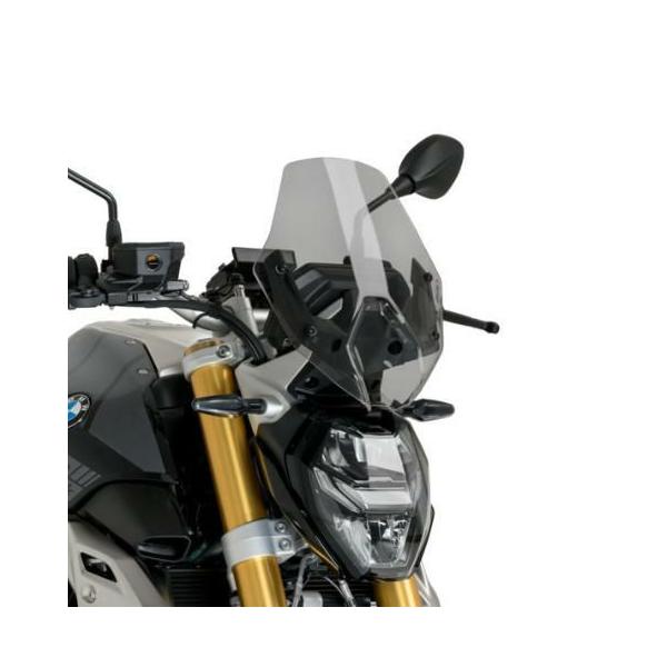 BMW R1250R スポーツ スクリーン ダークスモーク Puig : モトパーツ