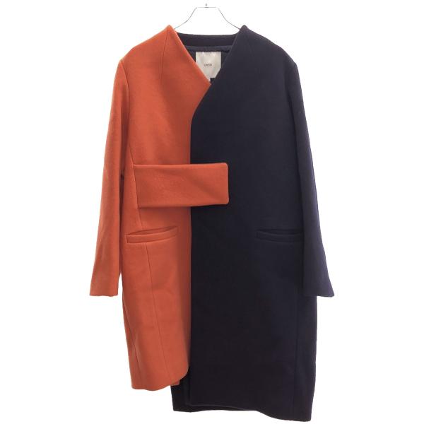 UN3D.（アンスリード） 17AW BI COLOR CT バイカラーアシンメトリー