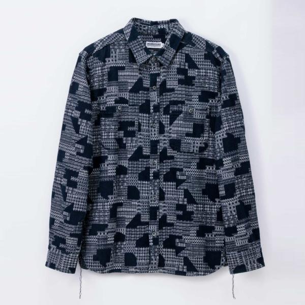 桃太郎ジーンズ（MOMOTARO JEANS） シャツ インディゴ ジャガード