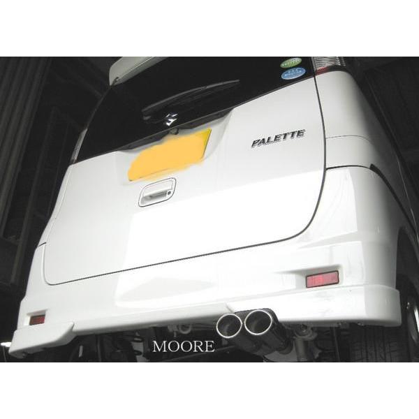 MK21Sパレット/ML21Sルークス◇オーバル片側2本出しK2マフラー