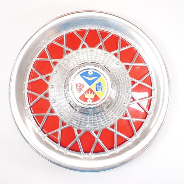 Hub Cap CUPPINI for 10 inch rim open Vespa red ベスパ オープンリム