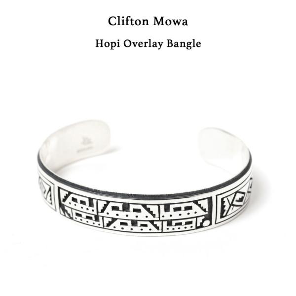 Hopi Jewelry 【メール便配送】Clifton Mowa Hopi Overlay Bangle