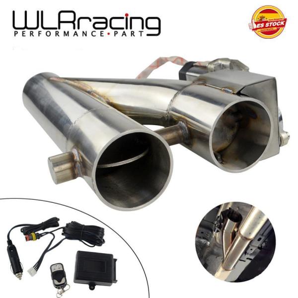 76mm マフラー可変電動バルブ 同時に開閉 音量調整 バイパス 汎用