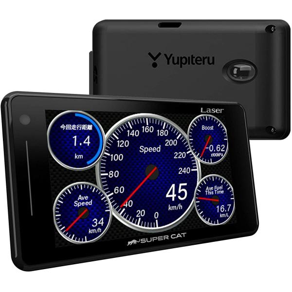 ユピテル レーザー光対応レーダー探知機 SUPER CAT A370 3.6型液晶