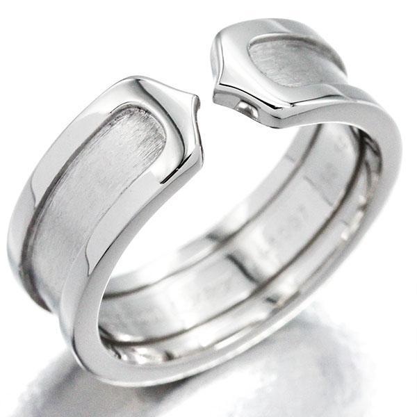 Cartier（カルティエ） Cartier C2 リング K18WG #52 ホワイトゴールド