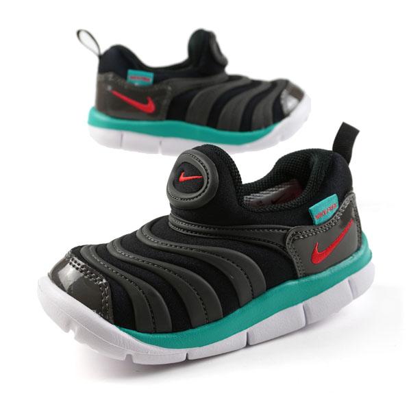 NIKE（ナイキ） NIKE DYNAMO FREE (TD) 343938 029 黒緑 ダイナモ