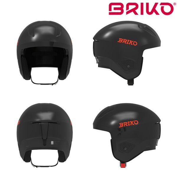 BRIKO（ブリコ） レーシング ヘルメット シャイニーブラック BRIKO