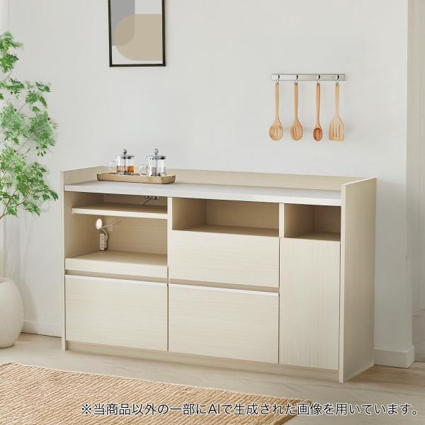 ニトリ（NITORI） 両面使える間仕切りカウンター （KM01CT150 ホワイト