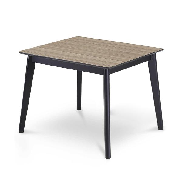 ニトリ（NITORI） 幅90 ダイニングテーブル(ダイナ 90 GY/BK) 2人用