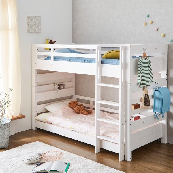 ニトリ（NITORI） ベッド 頑丈2段ベッド シングルサイズ(TN01 WW/WH)2