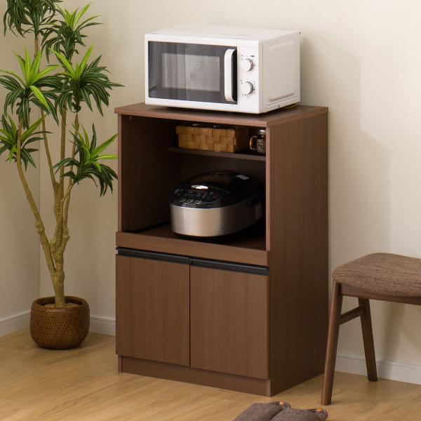 ニトリ（NITORI） レンジ台(フォルムN RE9060 MBR) レンジラック