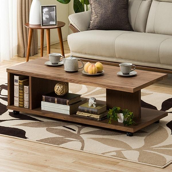 ニトリ（NITORI） 幅120cm センターテーブル(コネクト120 MBR