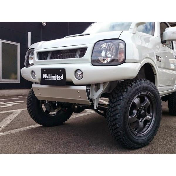 ジムニー タニグチ FRPバンパー用アルミスキッドプレート（左右