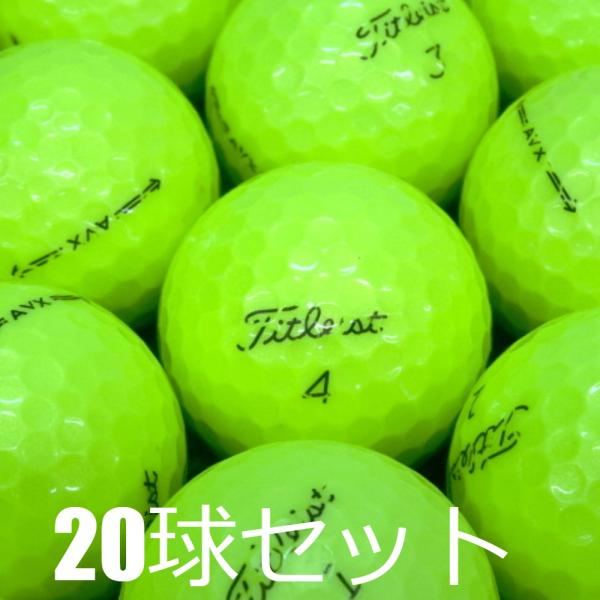 Titleist（タイトリスト） ロストボール ゴルフボール AVX イエロー 20
