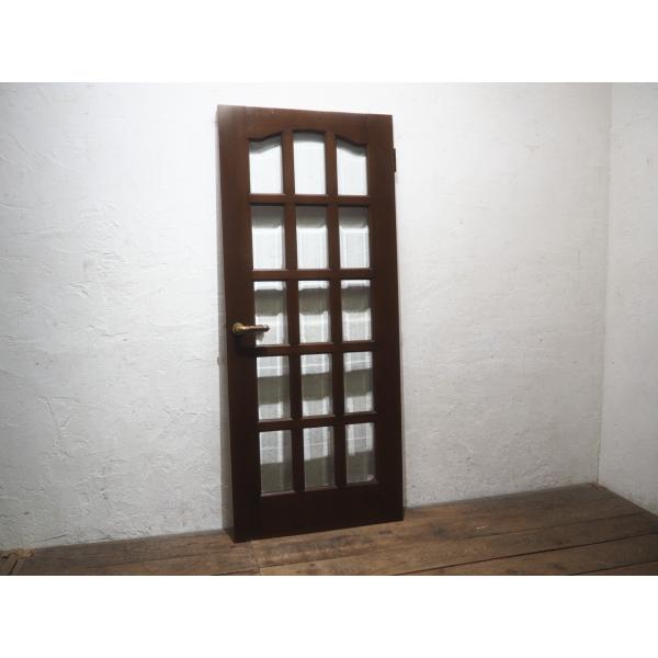 タY1340◇【H177,5cm×W74,5cm】◇ビンテージ◇カットガラス入りの古い