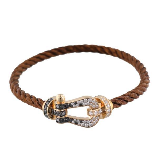 フレッド FRED ブレスレット メンズ フォース10 ブラウン 0B0162