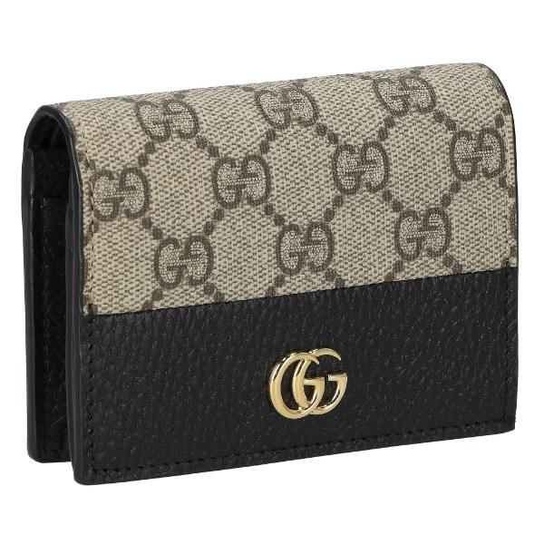 GUCCI（グッチ） カードケース レディース GGマーモント ブラック