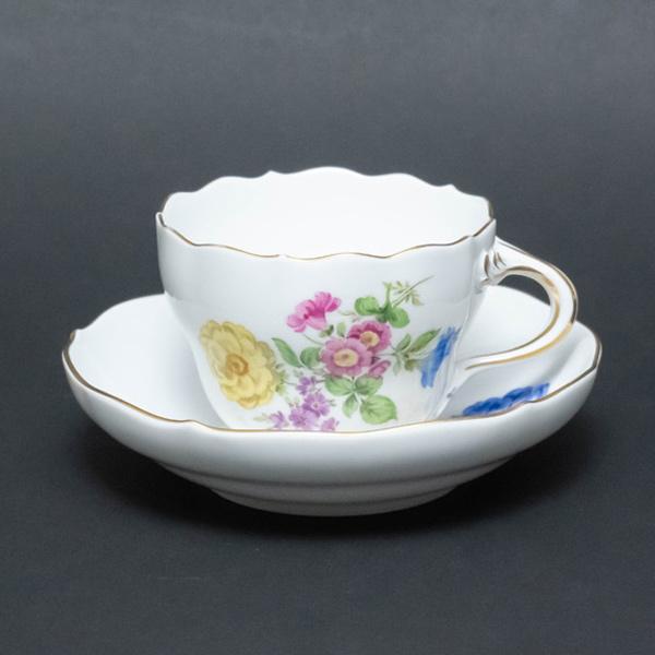 マイセン ベーシックフラワー（四つ花） ティー／コーヒー兼用カップ