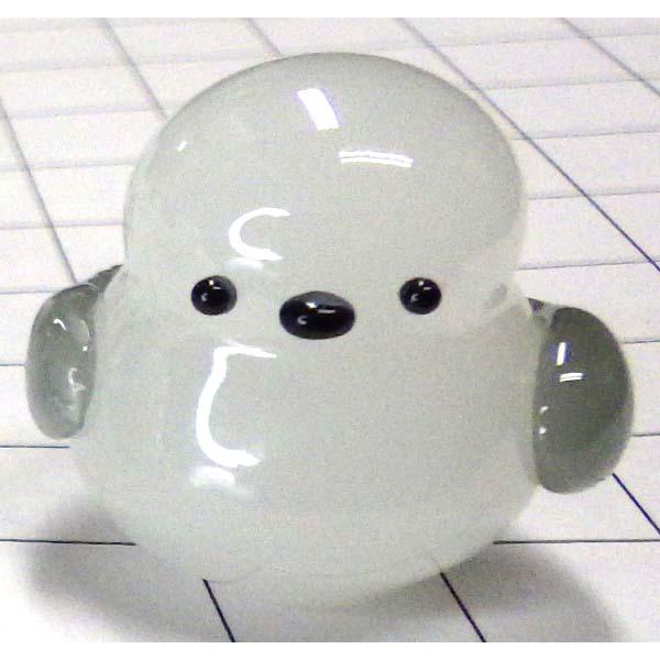 シマエナガ ガラス細工 ミニチュア 雑貨 置物 ガラス工芸品 : 佐竹