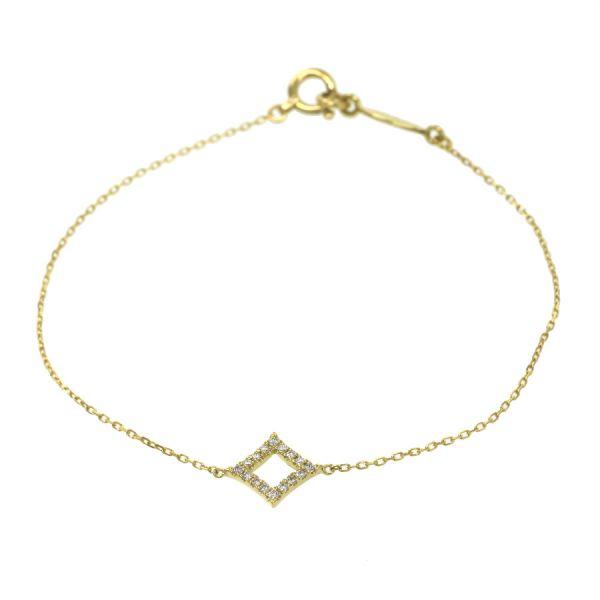 AHKAH（アーカー） ダイヤモンドシェイプブレスレット Aランク. : 質屋