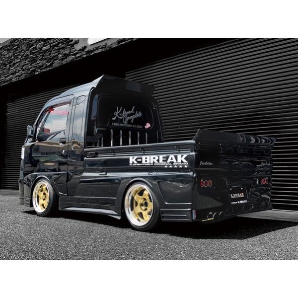 リアルーフウイングスポイラー未塗装 ハイゼットジャンボS500系【後期