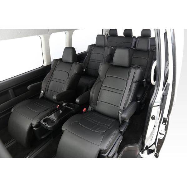 ユーアイビークル レザーシートカバー 10席分(1台分) 200系ハイエース