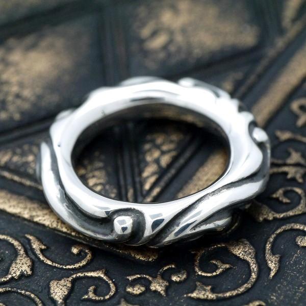 送料無料】 スクロールリング シルバー925 メンズ アクセサリー