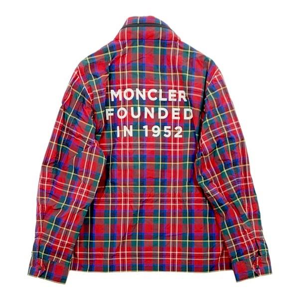 MONCLER（モンクレール） タータンチェック ナイロン ジャケット