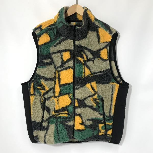 STUSSY（ステューシー） シェルパフリースベスト ボアベスト Block