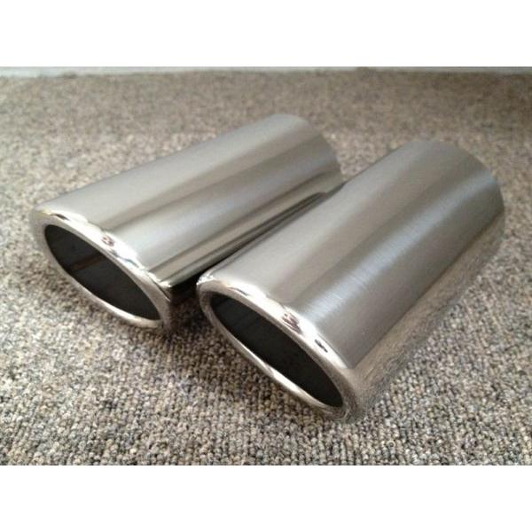 VW ゴルフ6/ゴルフ7/シロッコ マフラーカッター/ステンレス【m+/キザス