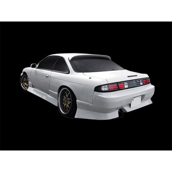シルビア S14 リアバンパー 後期 エアロ FRP 未塗装 社外品 SILVIA