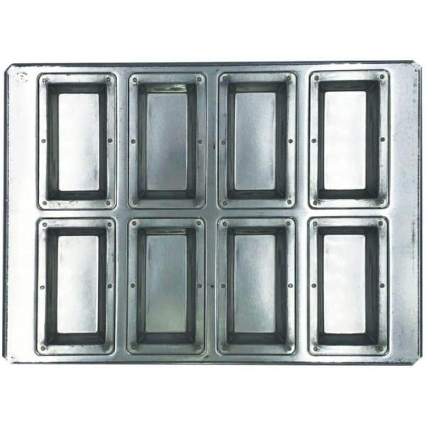 天満紙器（TEMMA SHIKI） フィナンシェ型 8P 松永製作所 シルバー