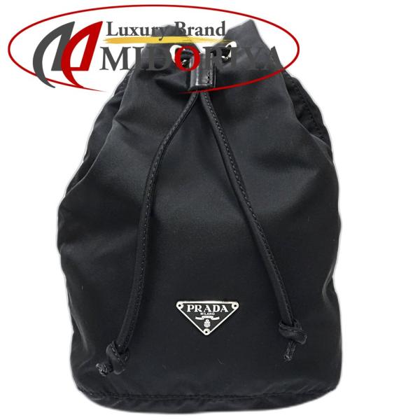 PRADA（プラダ） 巾着ポーチ トライアングルロゴ MV369 ポシェット