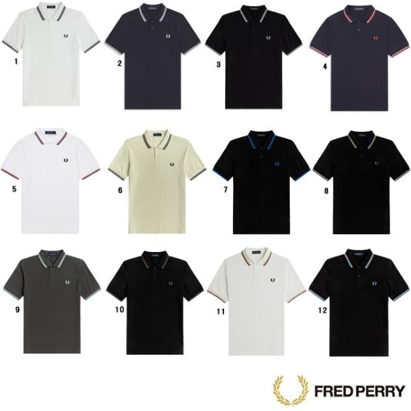 FRED PERRY（フレッドペリー） ポロシャツ M3600 ラインポロ The Fred