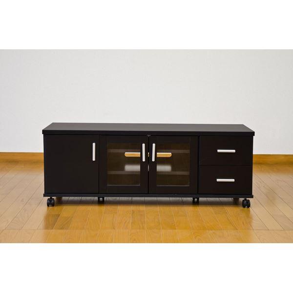 テレビ台/テレビボード 〔幅120cm/37型〜52型対応〕 ダークブラウン