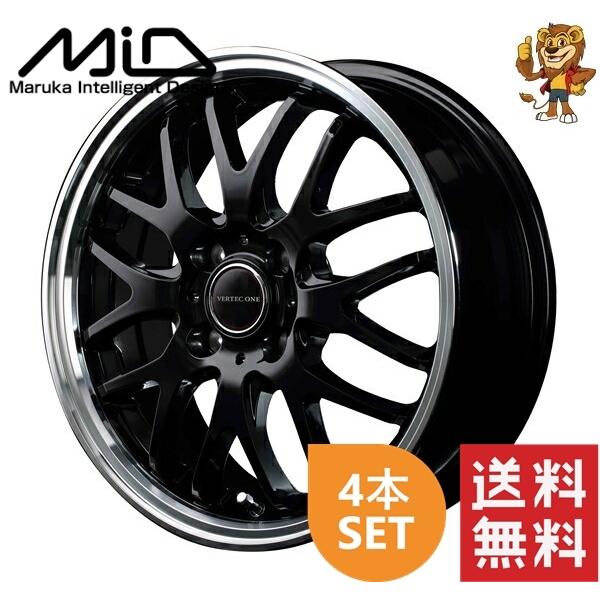 マルカサービス ホイール4本セット MID VERTEC ONE EXE10 (GB/RP) 15