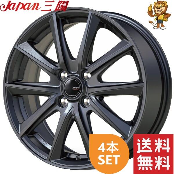 ホイール4本セット JAPAN三陽 ZACK SPORT-FT 16インチ 6.0J PCD：100