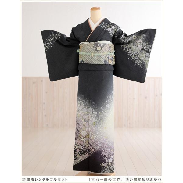 訪問着レンタル 卒業式 母 着物 hw1431 入学式 ママ 粋な着物レンタル