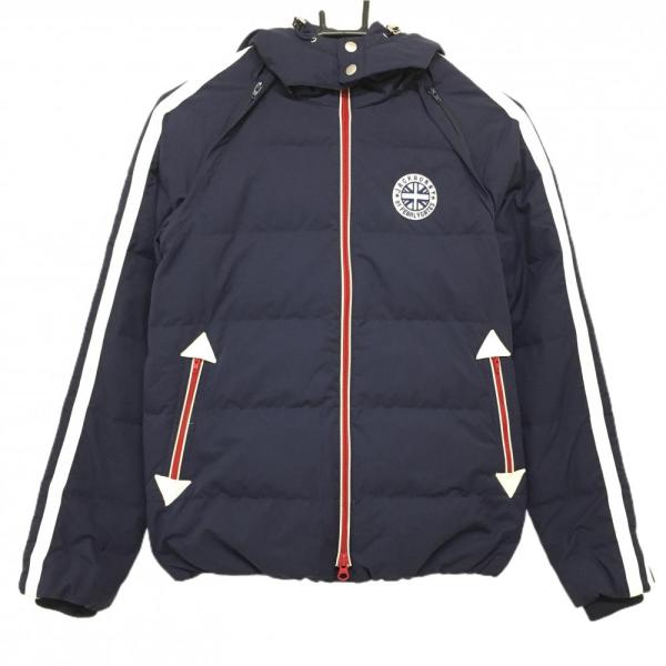 Jack Bunny!!（ジャックバニー） 4WAYダウンジャケット ネイビー×白 袖