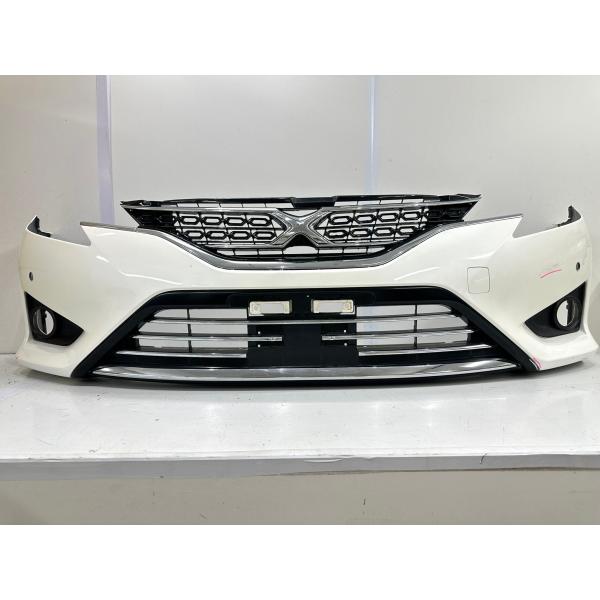 マークX GRX130 中期 プレミアム 純正フロントバンパー パール062