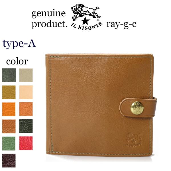 IL BISONTE（イルビゾンテ） 財布 IL BISONTE 2つ折レザースクエア