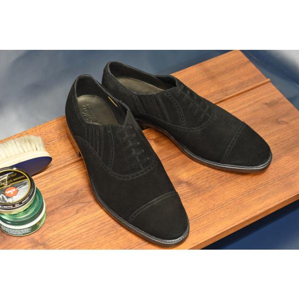 RAYMAR】Steve ブラックスエード レイジーマン / Vibramソール