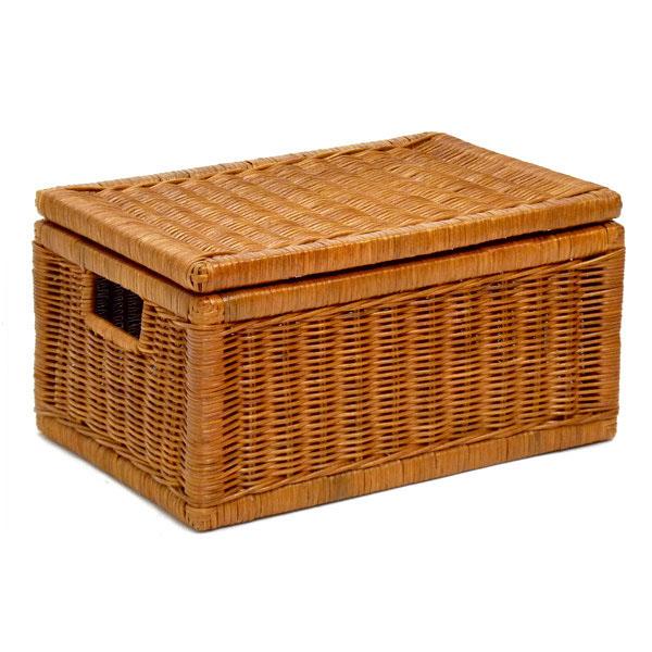 籐 かご バスケット 収納バスケット 整理 カゴ ふた付き お洒落 籐かご