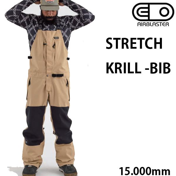 エアブラスター ウェア メンズ 24-25 STRETCH KRILL BIB -pant / TAN