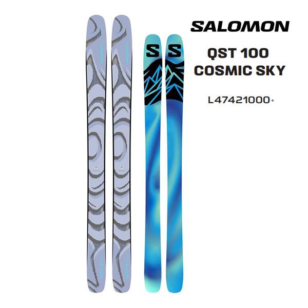 SALOMON（サロモン） スキー板 2026 QST 100 COSMIC SKY スキー板 単品